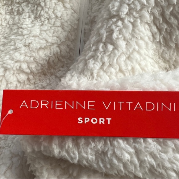 Adrienne Vittadini Sport Teddy Quarter ZIP Pullover Jacket - Picture 11 of 11